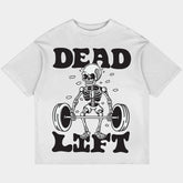 Dead Lift Oversized White Tee